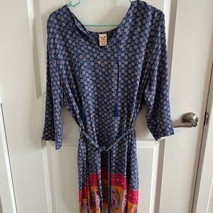 Three-quarter length sleeves Dress